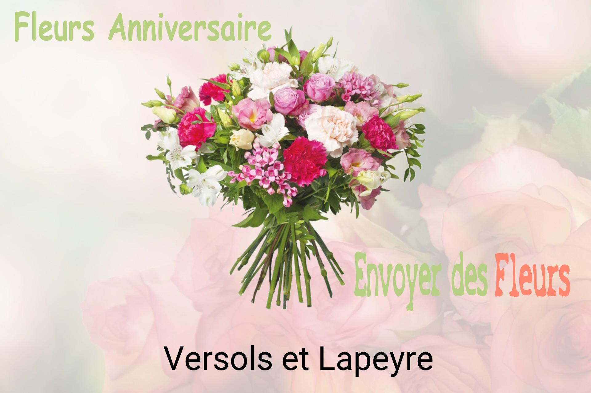 Bouquet de fleurs d’anniversaire livré à Versols-et-Lapeyre