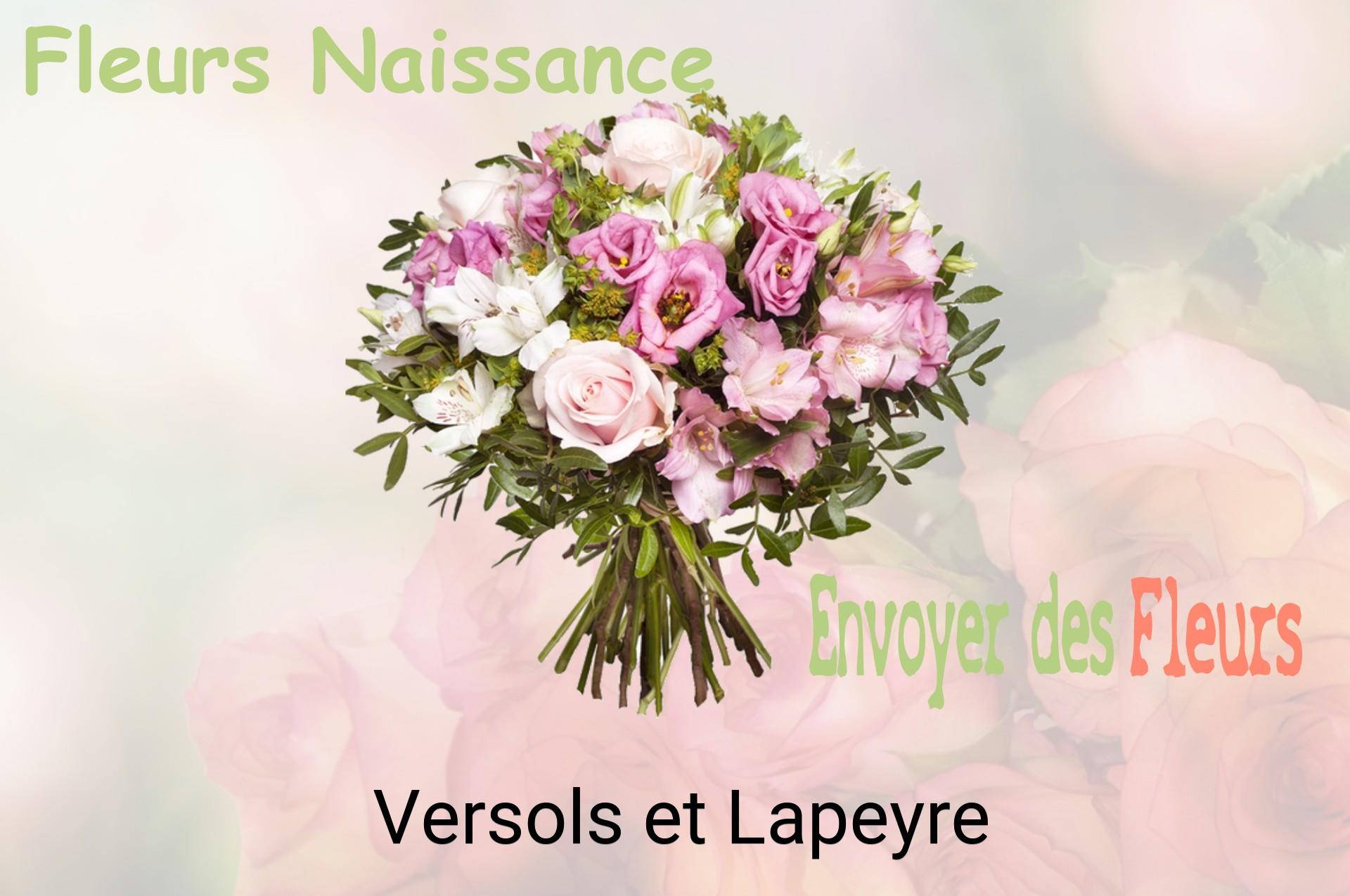 Bouquet de fleurs de naissance livré à Versols-et-Lapeyre
