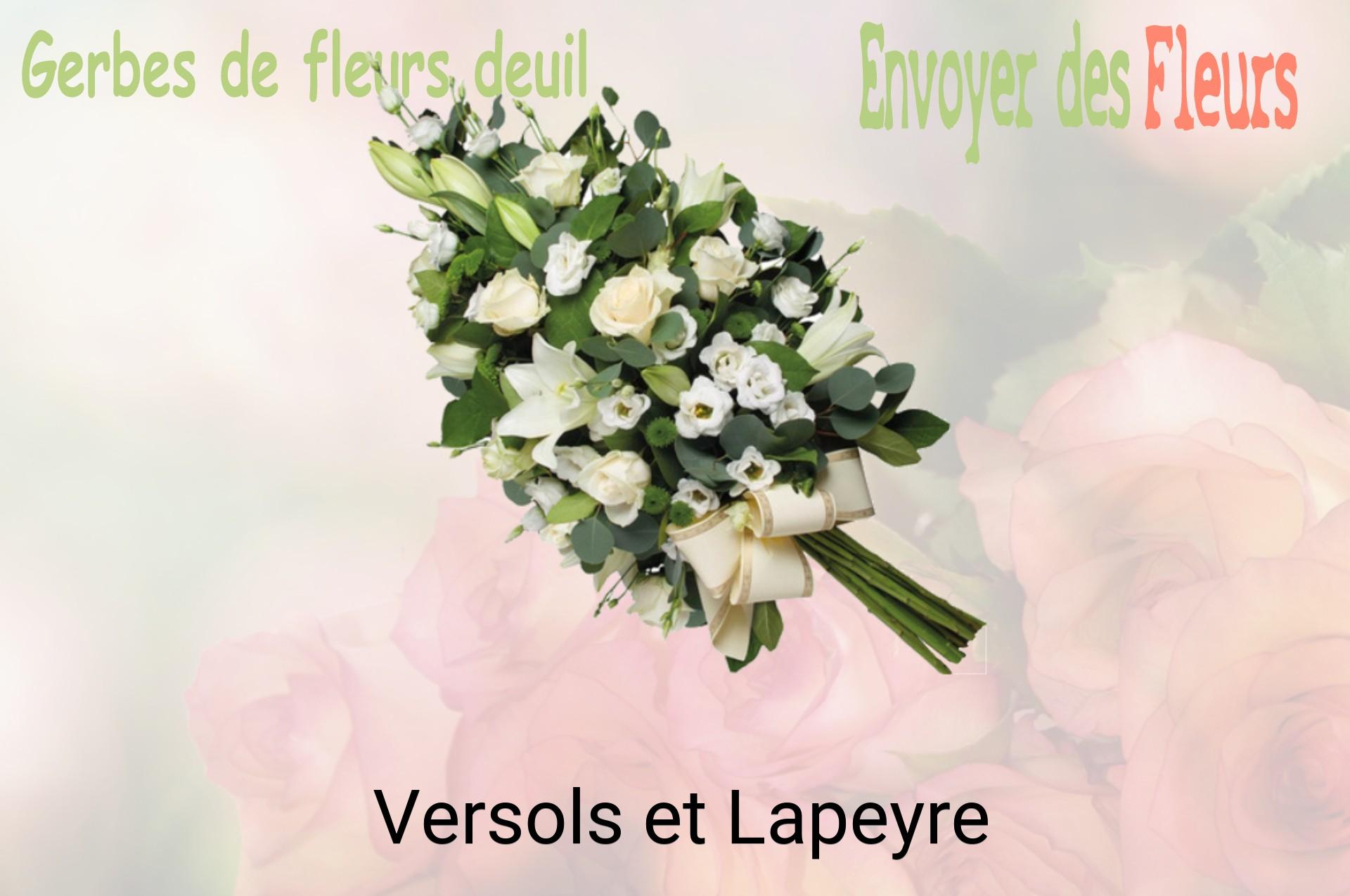 Gerbe de fleurs de deuil livrée à Versols-et-Lapeyre